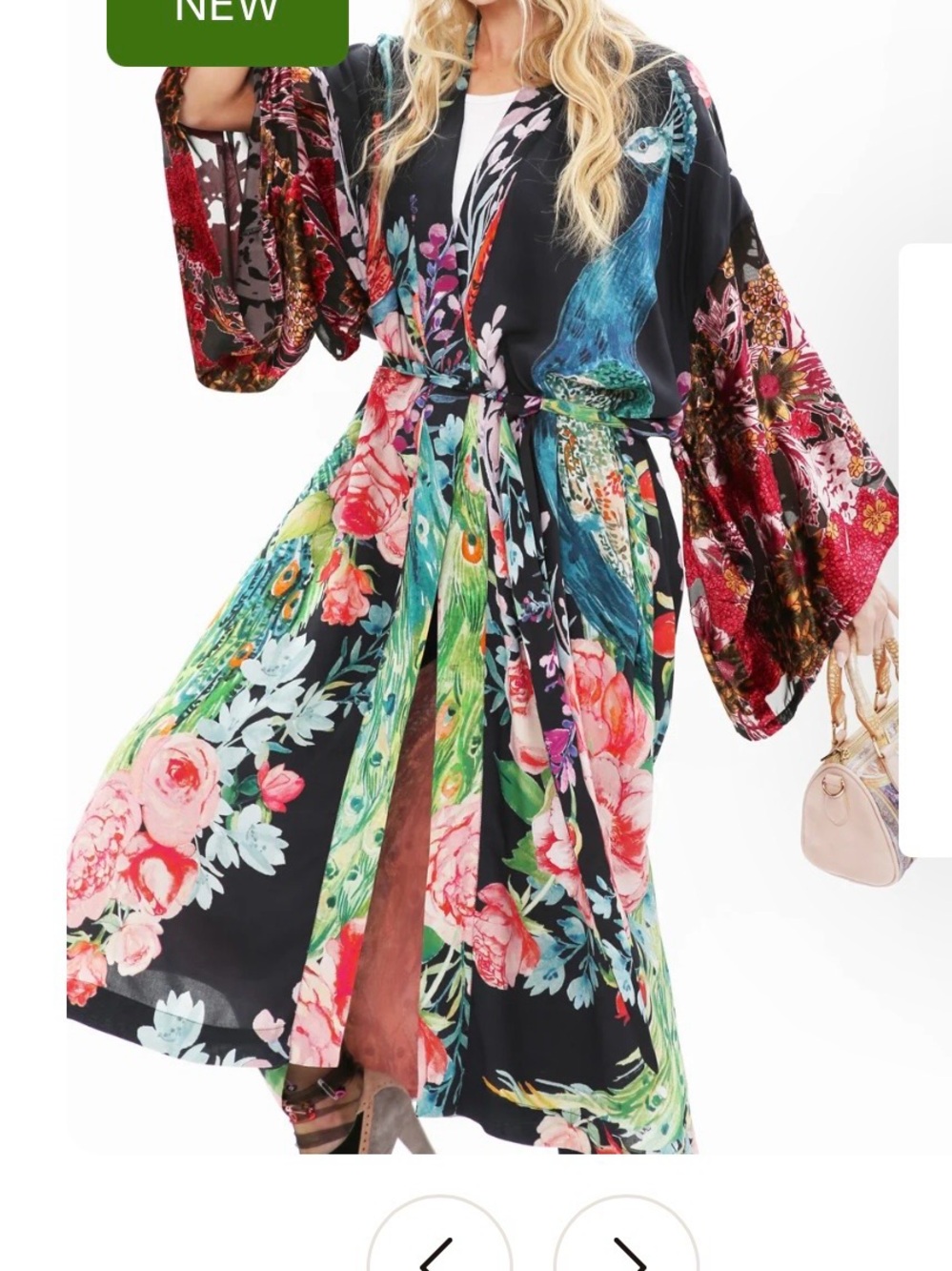NWT 💕🌷Aratta Black Fantasy Kimono Pre-order New on Aratta site retail$200